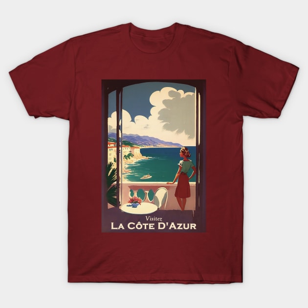 French Riviera T-Shirt by GreenMary Design